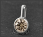 Preview: Brillant Anhänger 585 Gold; 0,46ct, cognac, VS1
